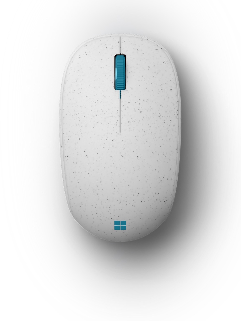 NEW Microsoft Ocean Plastic I38-00013 Wireless Red Tracking Mouse, Seashell